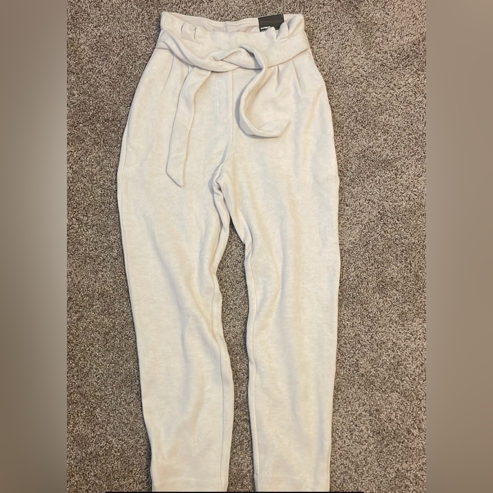 Ivory Cream Trousers from Express size XS
